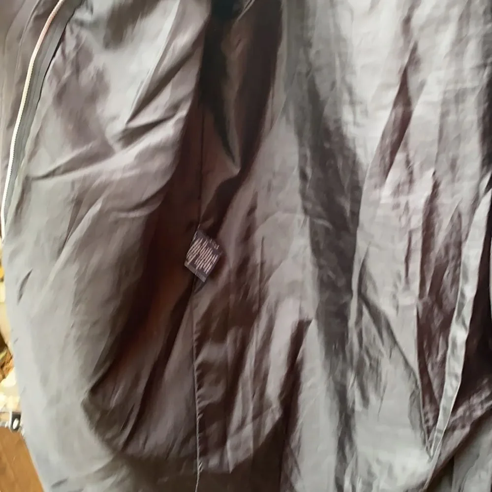 London fog black trench coat sz. L